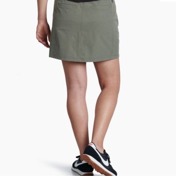 Kuhl Freeflex Hiking Outdoor Skort Green Womens XL - Picture 4 of 10